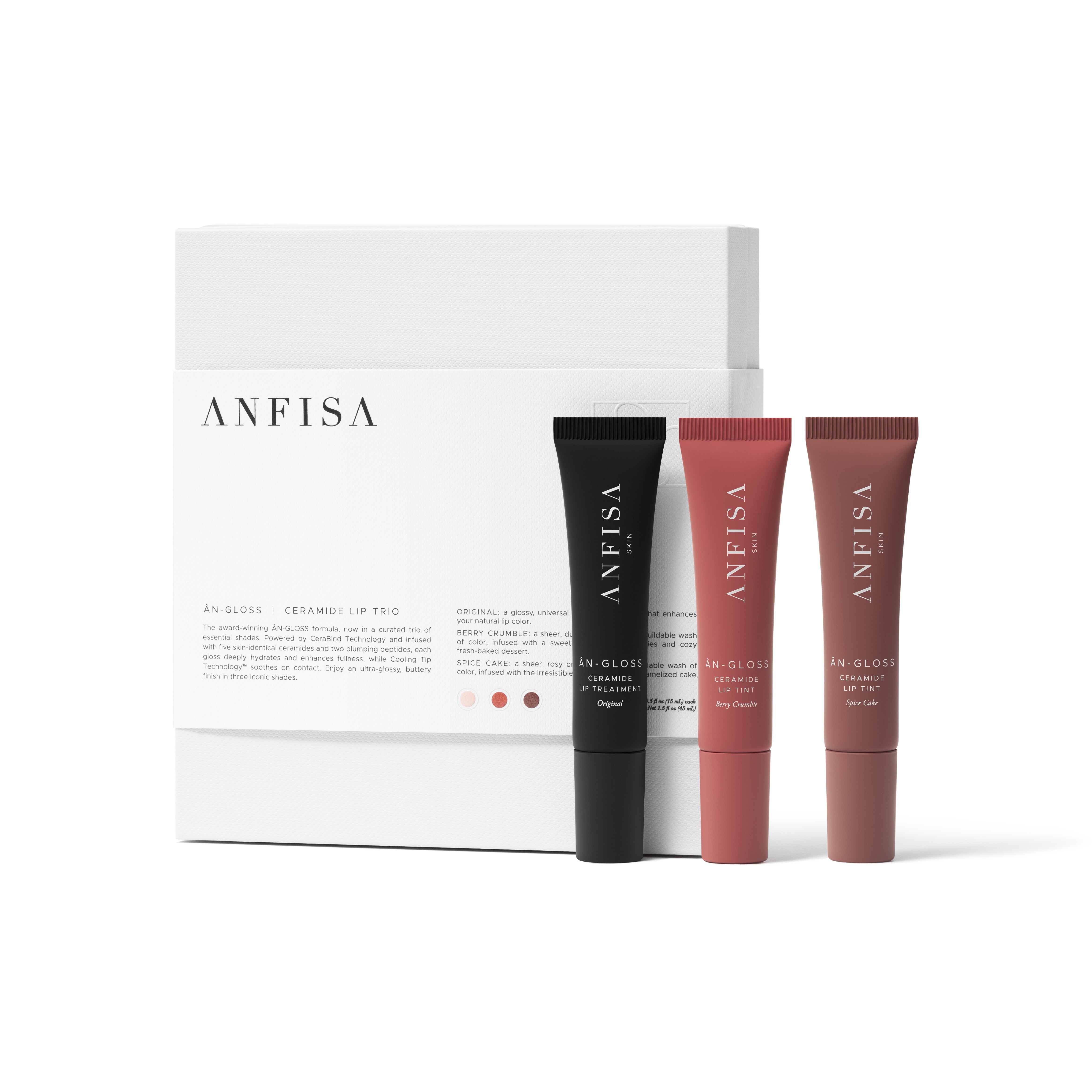 AN-GLOSS Ceramide Lip Trio