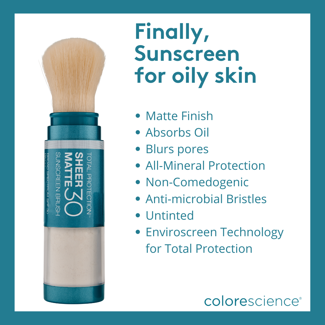 Sunforgettable® Total Protection® Sheer Matte SPF 30 Sunscreen Brush